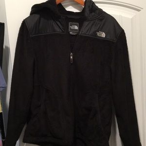 Women’s north face furry jacket